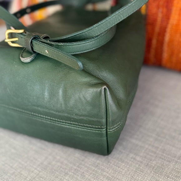 Vintage Coach Bantam Bag in Bottle Green 🍀💚🌲 From 1995 | In Excellent Condition - Picture 6 of 11